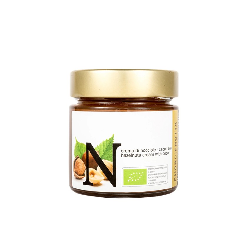 Crema spalmabile alle nocciole e cacao bio