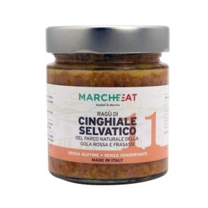 Ragù di cinghiale selvatico del Parco Naturale della Gola Rossa e Frasassi